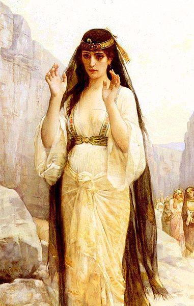 Alexandre Cabanel The Daughter of Jephthah oil painting picture
